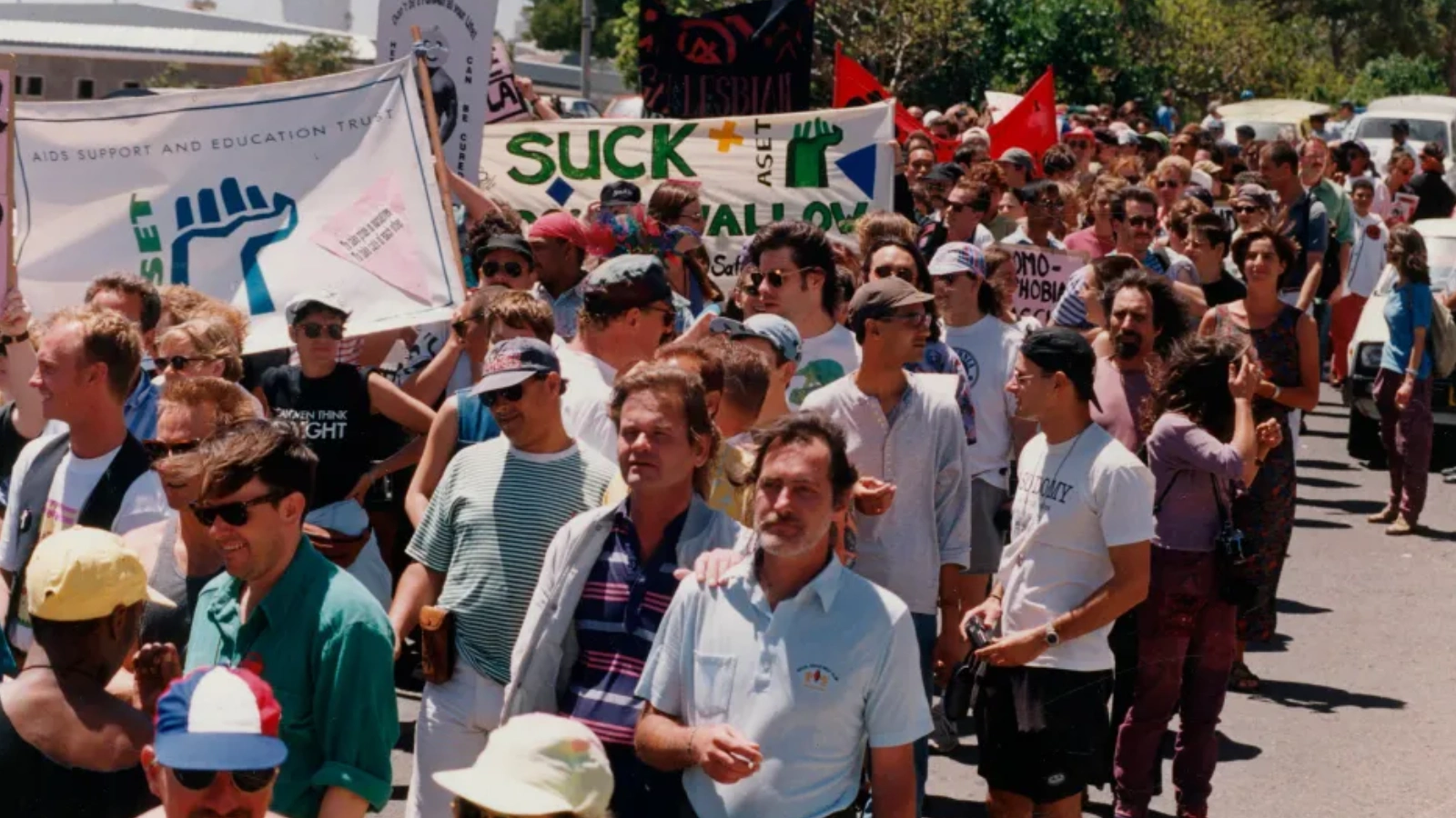 First Gay and Lesbian Pride Parade in Cape Town 1993